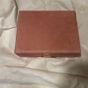 Pink Velvet Jewelry Box